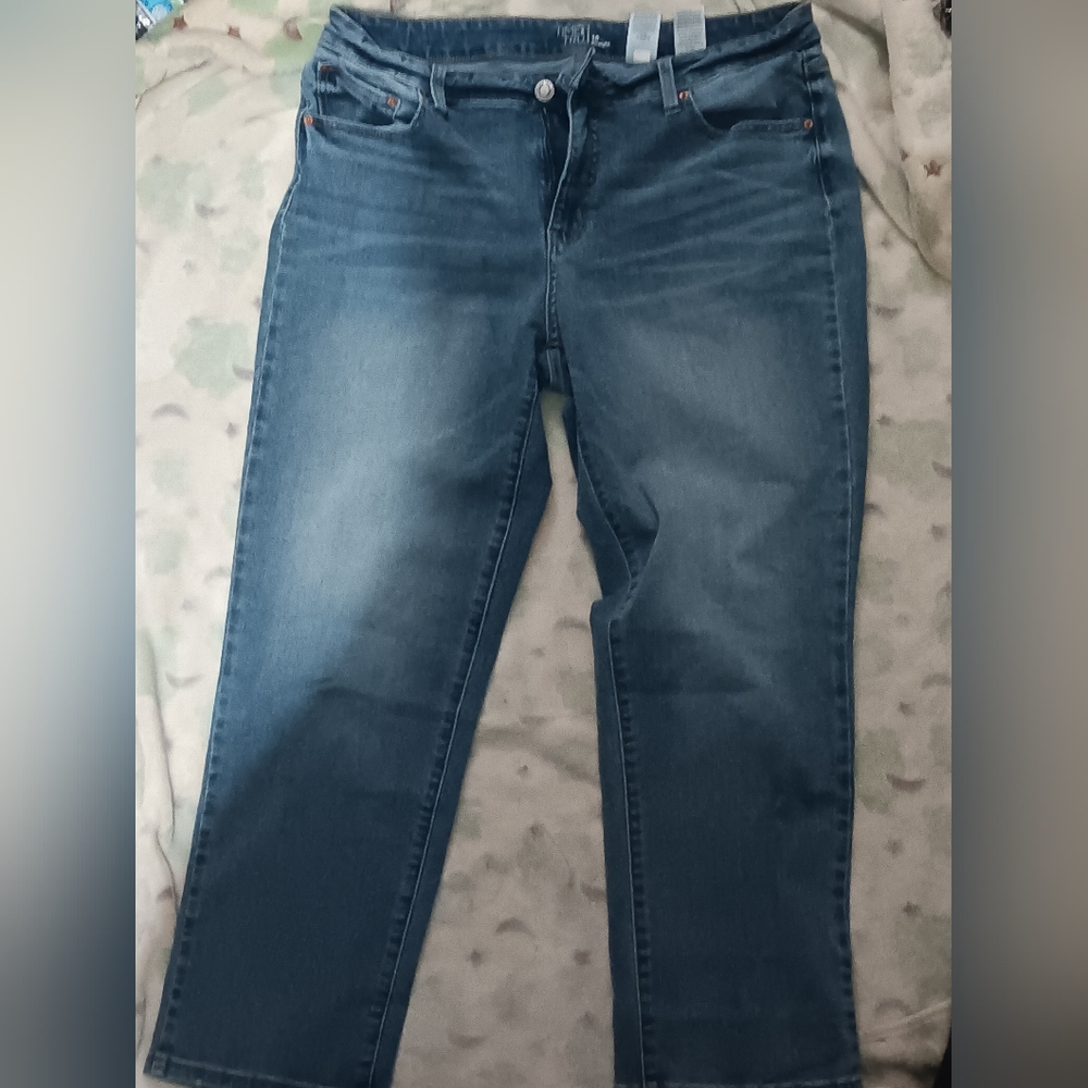 Time and tru Straight leg size 16 blue jeans